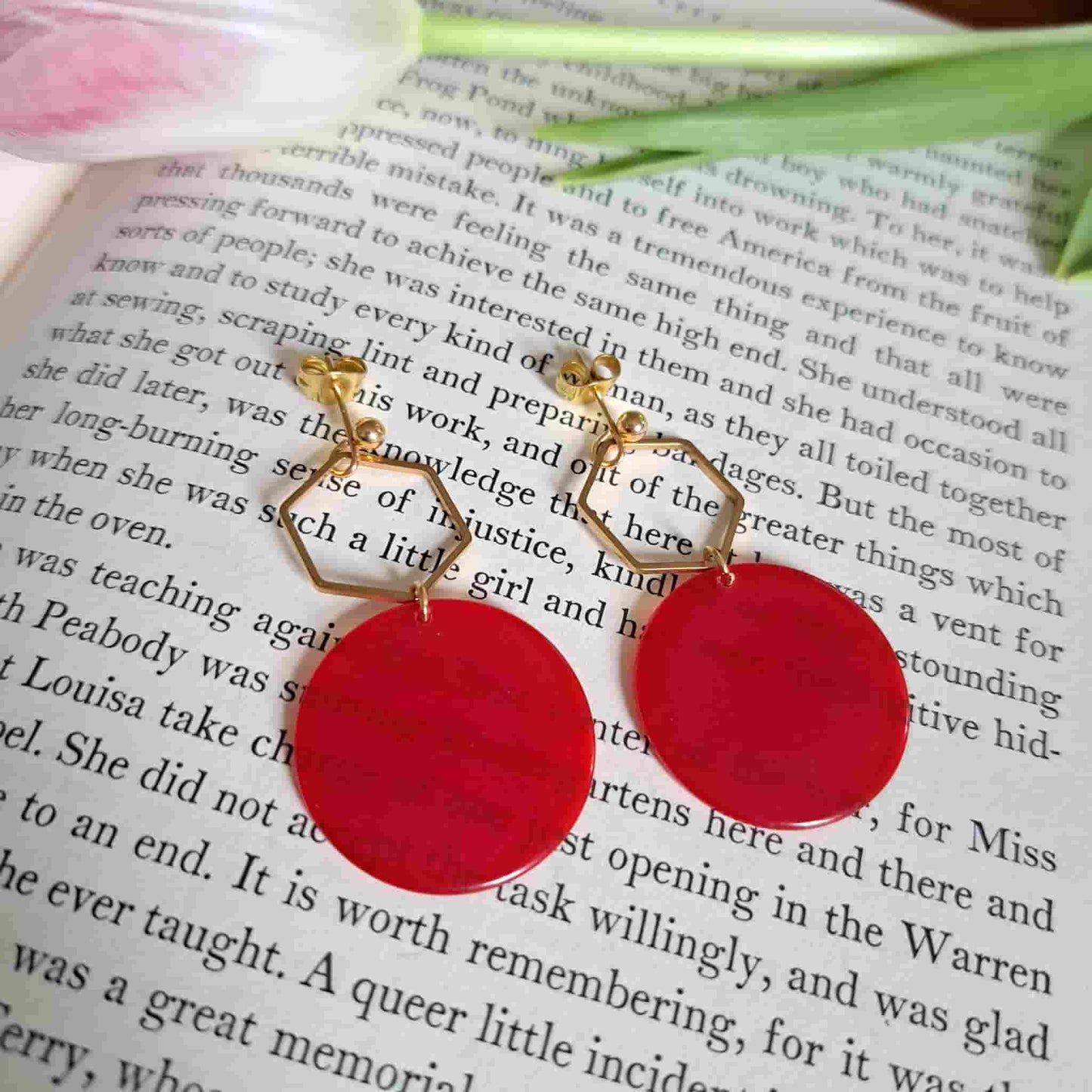 Hexagon Earrings