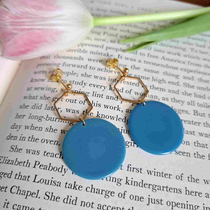 Hexagon Earrings